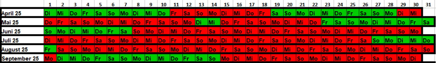 Belegungskalender